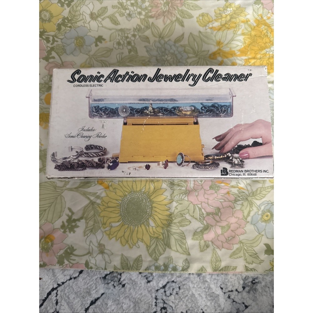 Vintage SONIC‎ Action Jewelry Cleaner - 2 Capsules Of Cleaner Appears Unused